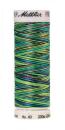 Spule Poly Sheen Multi Lava Lamp, bunt mit Grün, Türkis, Violett und Schwarz